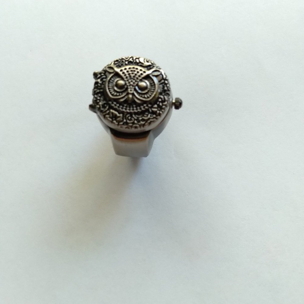 Owl ring watch
